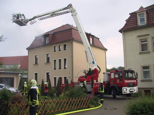 Brand auf der Dr.-Friedrichs-Str.