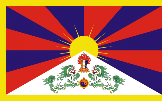 Flagge von Tibet