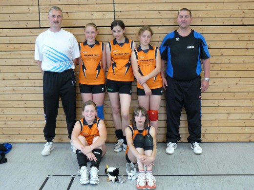 Dippser Mannschaft bei den Mitteldeutsche Meisterschaft Volleyball 2010