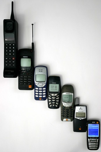 Mobile phone evolution (Foto: Anders K. Larsen)