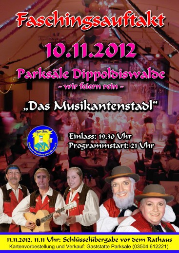 Plakat für 10. und 11.11.2012