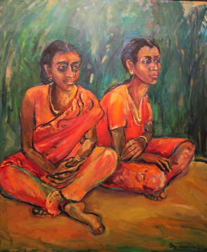 Regina Zepnick "Mädchen aus Iringal", Öl/Leinwand, 2010