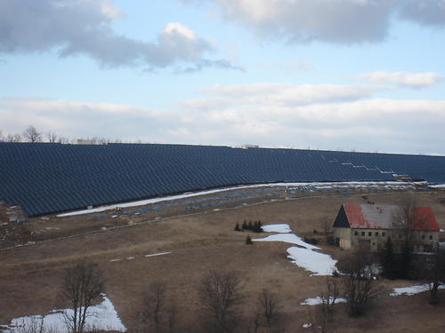 Solaranlagen auf dem Erzgebirgskamm