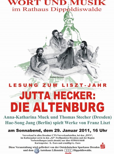 Wort und Musik, Plakat für den 29.01.2011 Wort und Musik, Plakat für den 29.01.2011