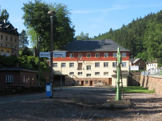 Kipsdorf - Bahnhof ohne Gleise (Foto: Armin Donath)